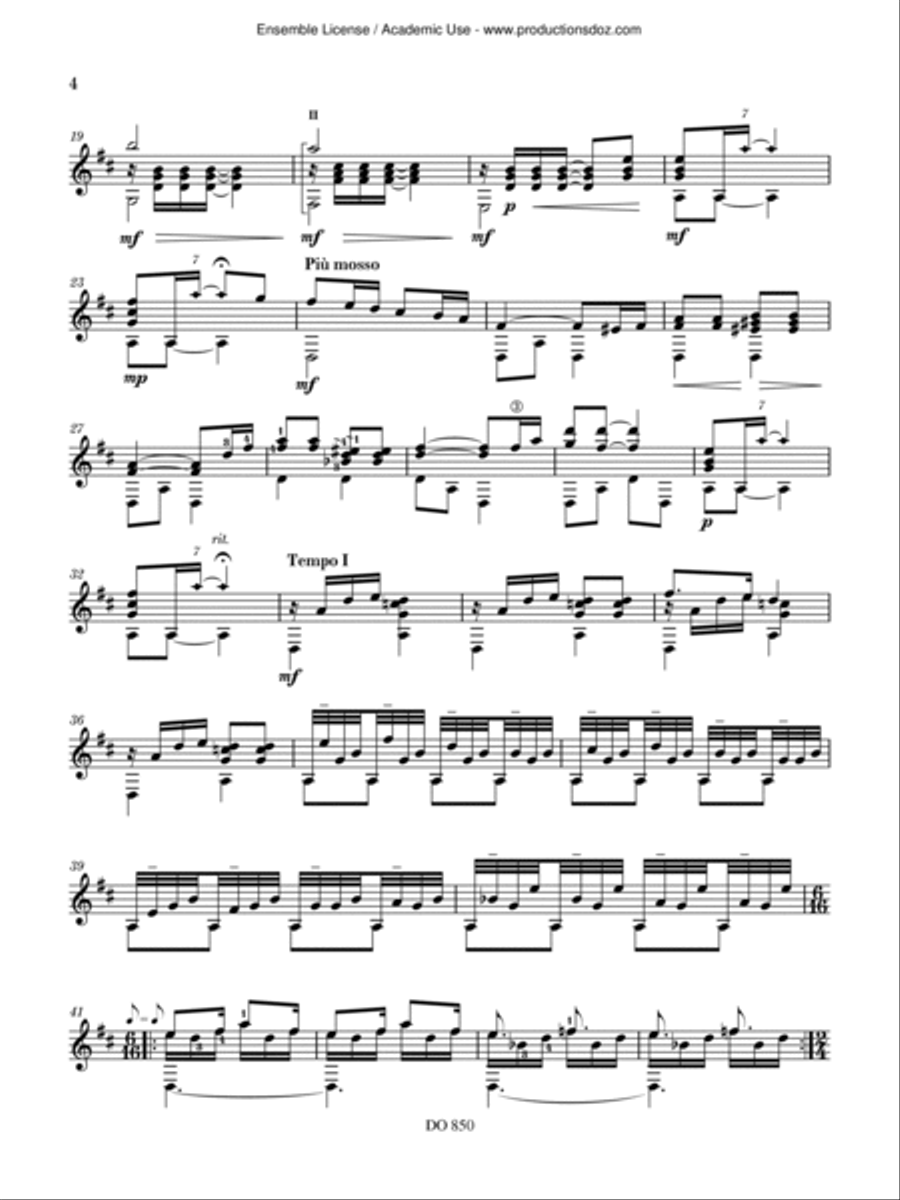 Ex-Libris Ex-Libris Classical Guitar scores gallery preview page 4