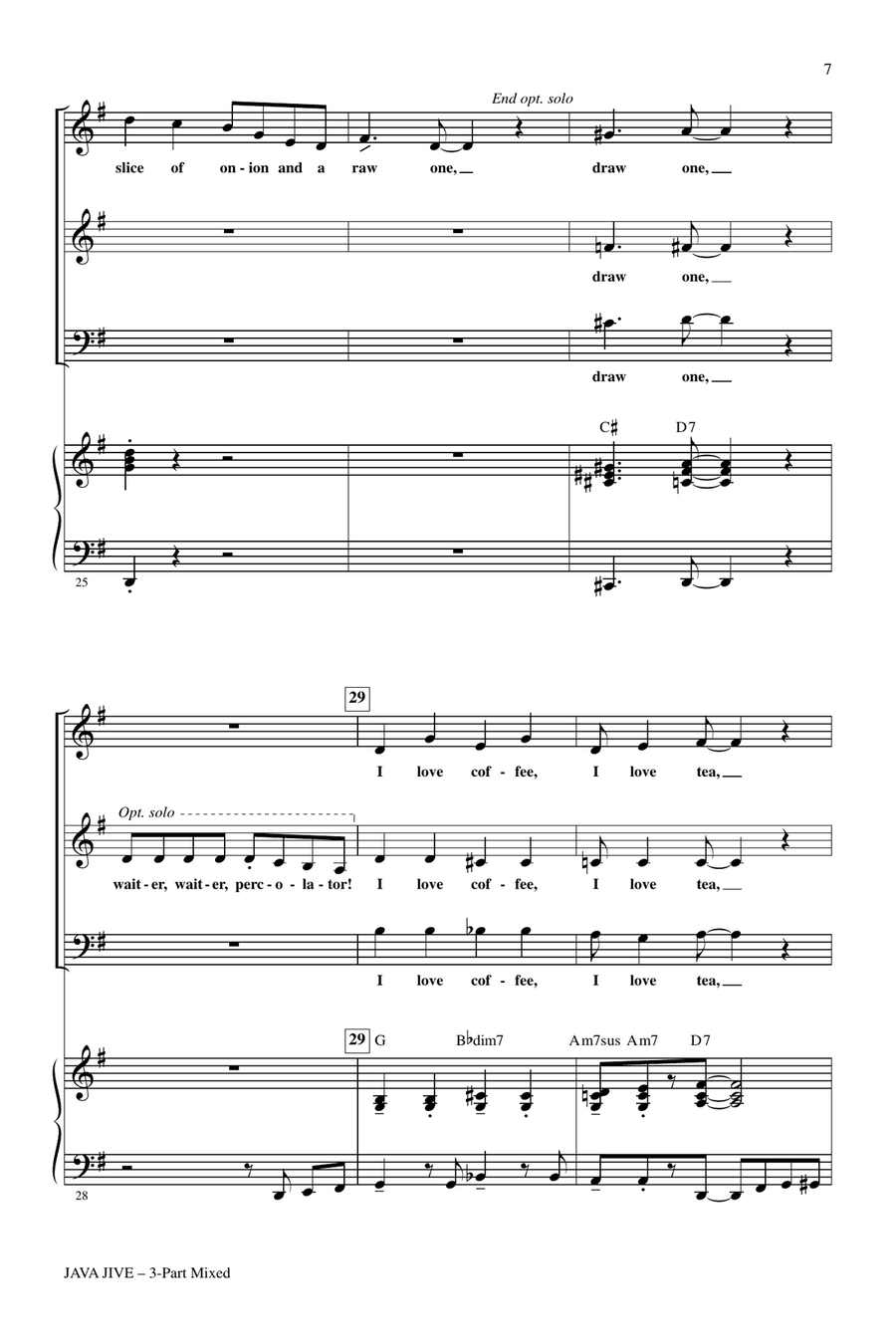 Java Jive (arr. Kirby Shaw) 3-Part scores gallery preview page 5