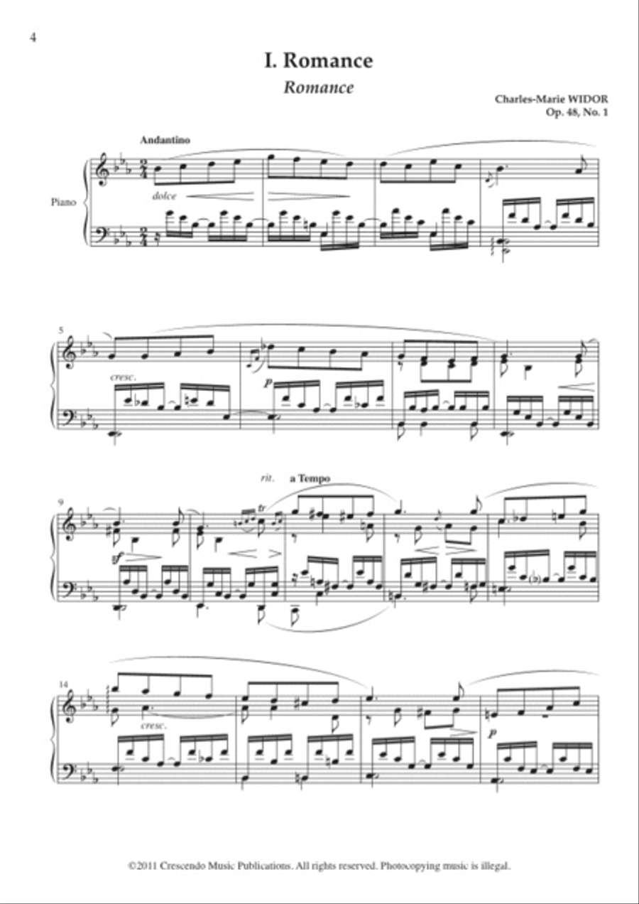 Pages intimes, Op. 48 Piano Solo scores gallery preview page 2