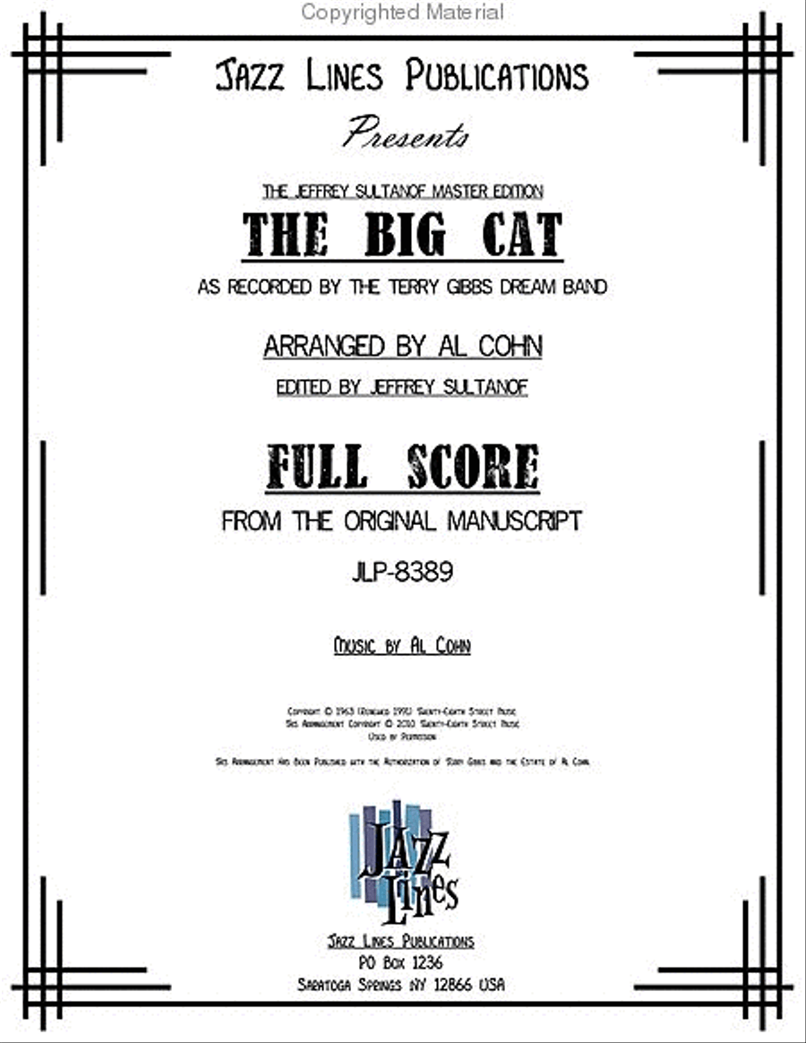 The Big Cat Big Band scores gallery preview page 2
