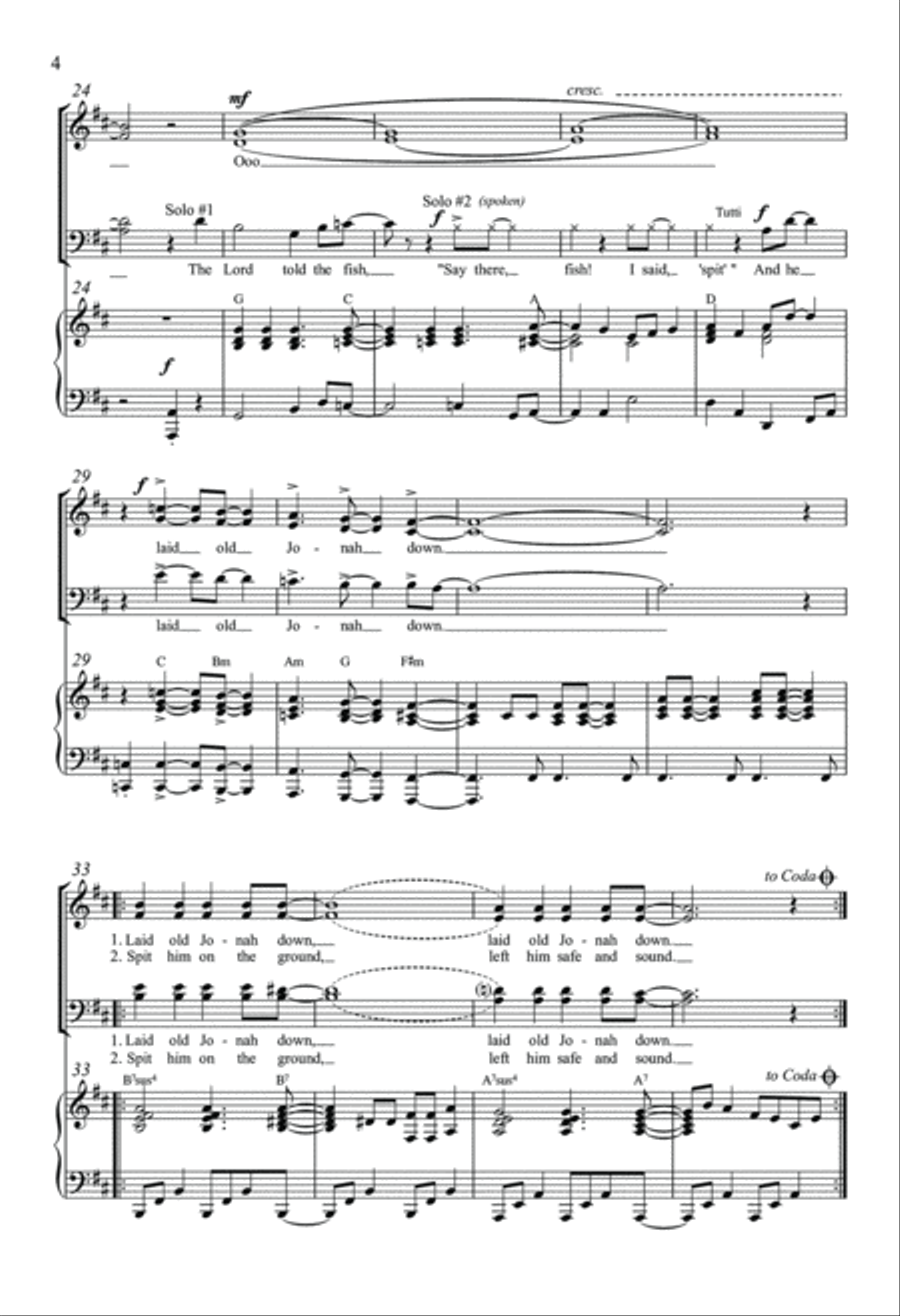In The Belly Of The Whale 4-Part scores gallery preview page 4