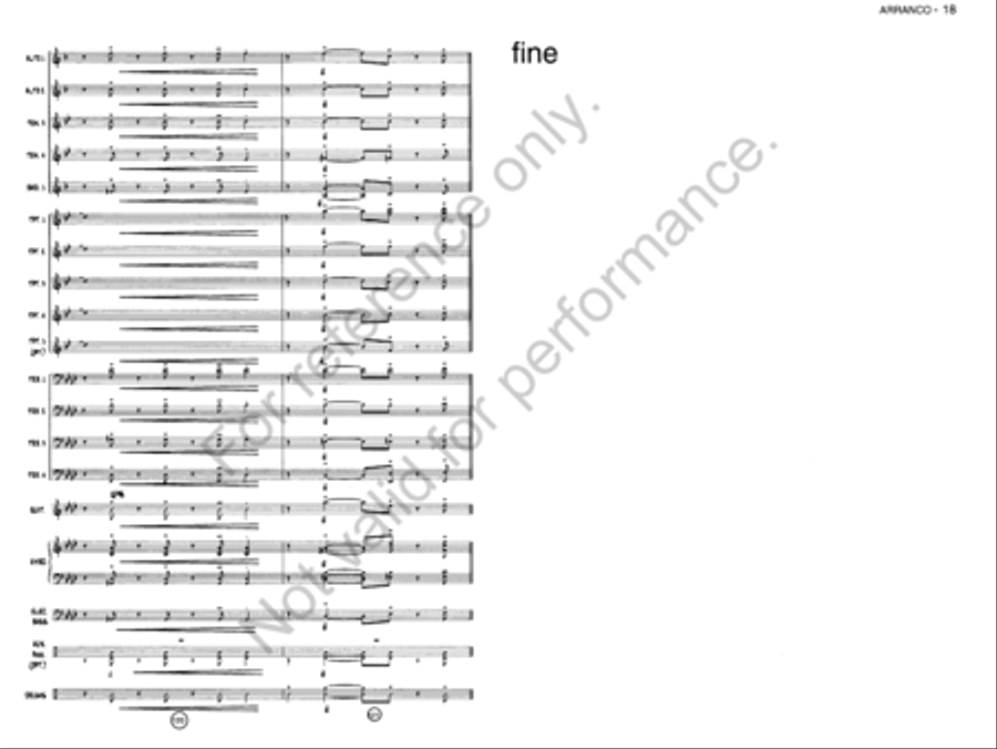 Arranco Jazz Ensemble scores gallery preview page 17