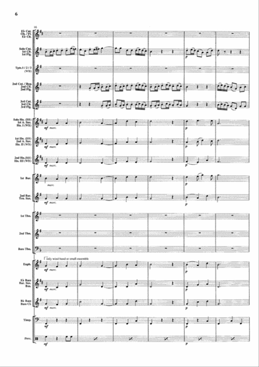 Fanfare & Chorus / La Mourisque Brass Band scores gallery preview page 7