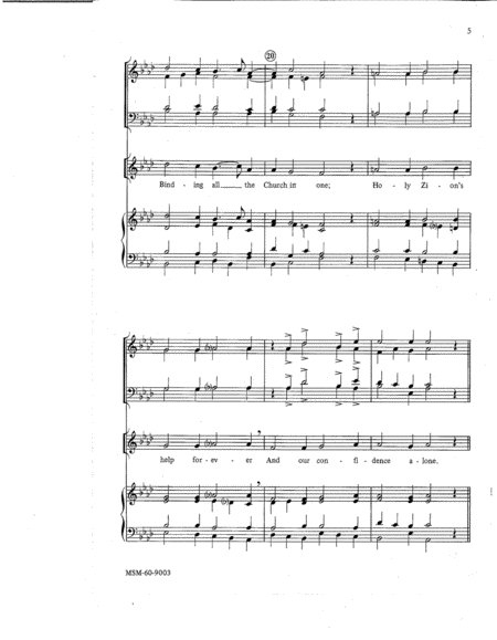 Christ Is Made the Sure Foundation (Choral Score) (Printed)