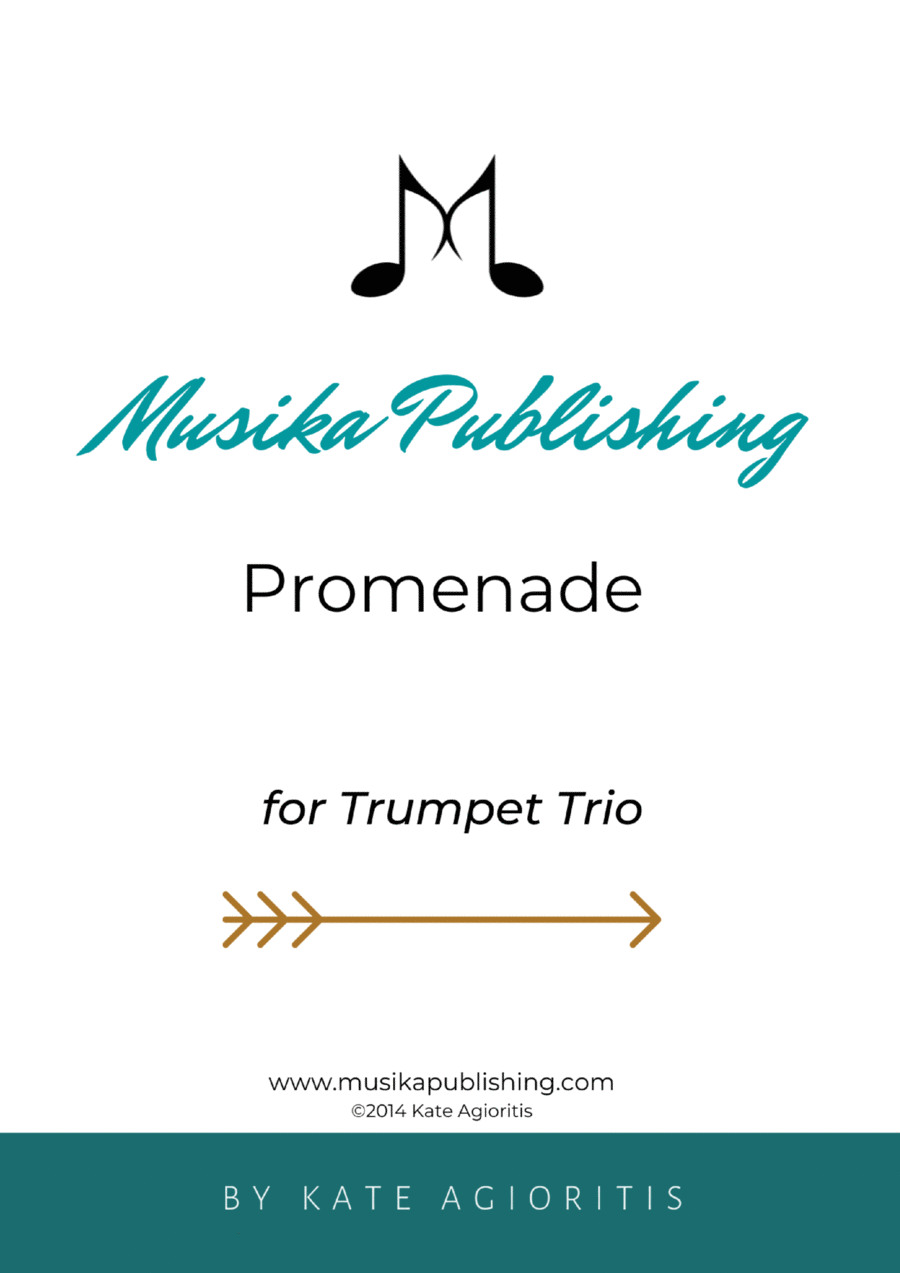 Promenade - for Young Trumpet Trio Trumpet Trio scores gallery preview page 1