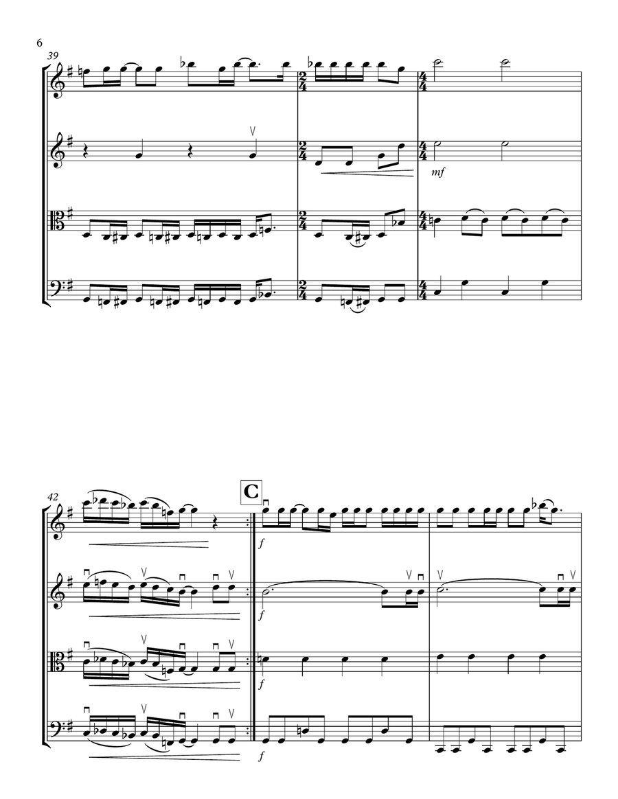 Paradise City String Quartet scores gallery preview page 6