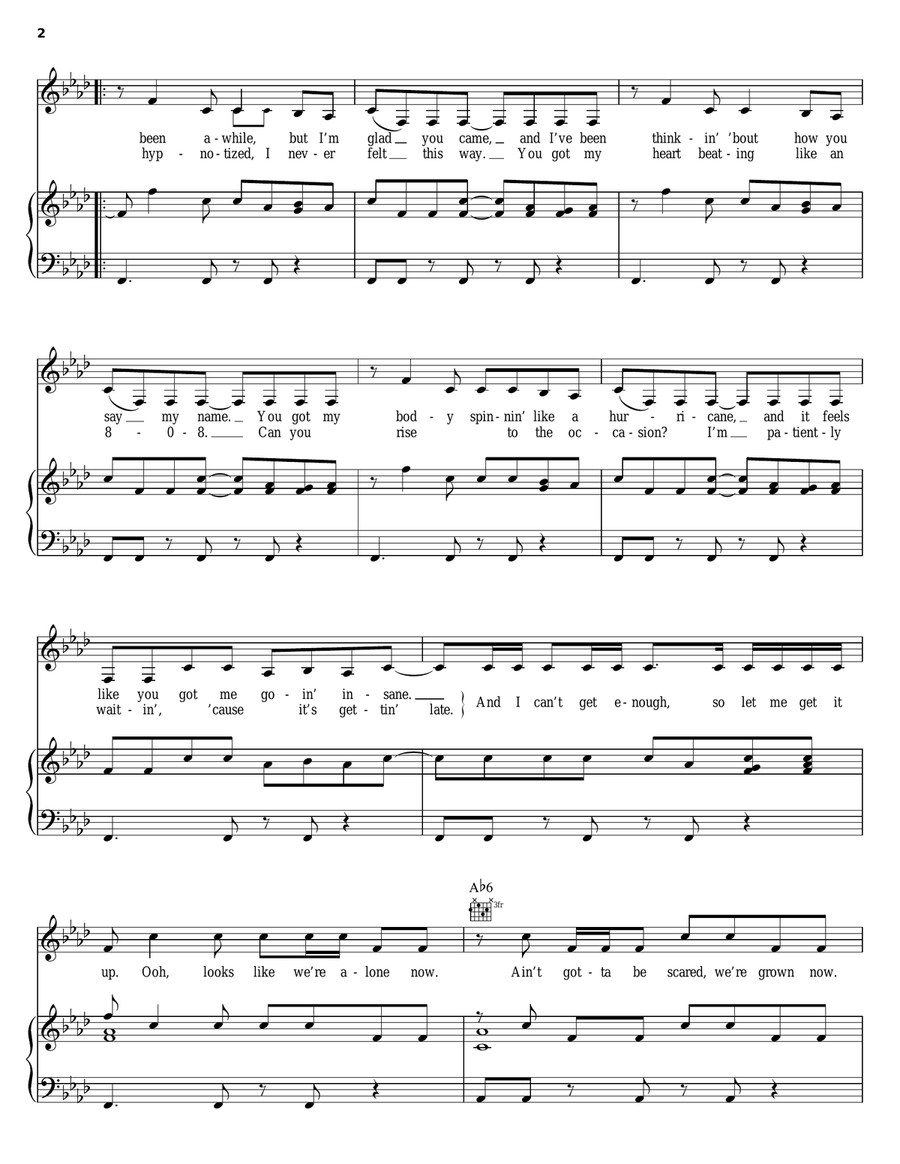 Break The Ice Piano, Vocal, Guitar scores gallery preview page 2