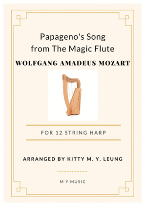 Papageno's Song (from The Magic Flute) - 12 String Harp