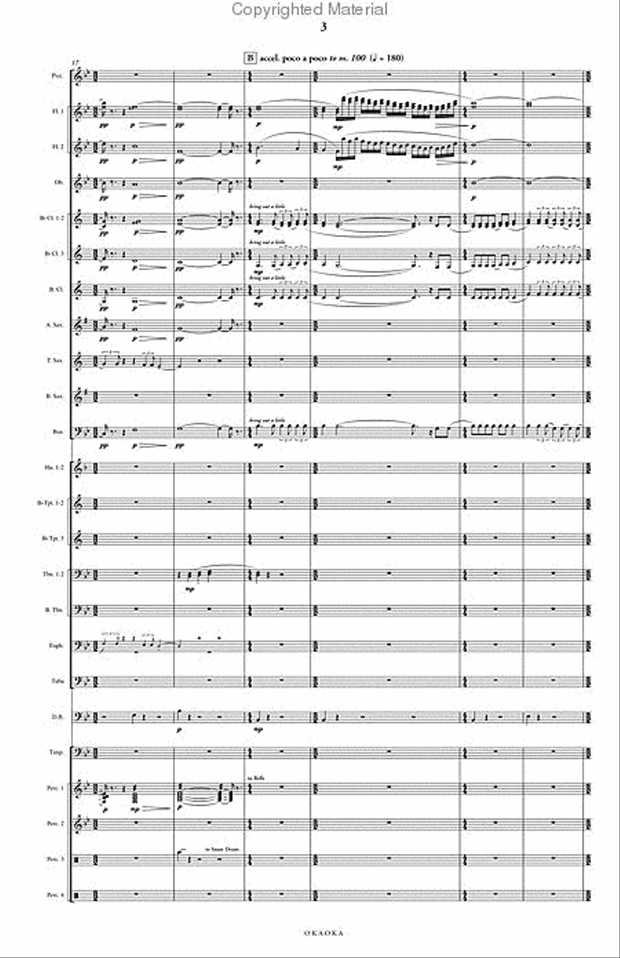 Okaoka Concert Band scores gallery preview page 4
