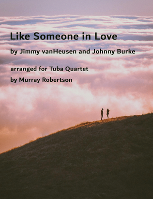 Book cover for Like Someone in Love (Tuba/Euphonium Quartet)
