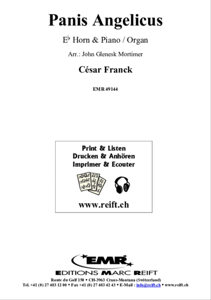 Panis Angelicus Horn scores gallery preview page 2