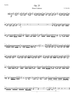 Op. 25 for HS Drumline