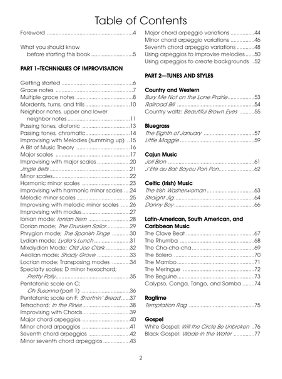 A Guide to Non-Jazz Improvisation: Flute Edition Oboe scores gallery preview page 3