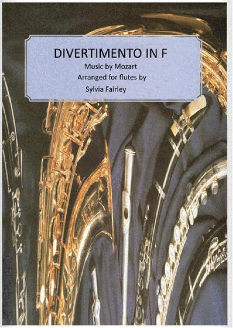 Divertimento in F - allegro spiritoso Woodwind Ensemble scores gallery preview page 1