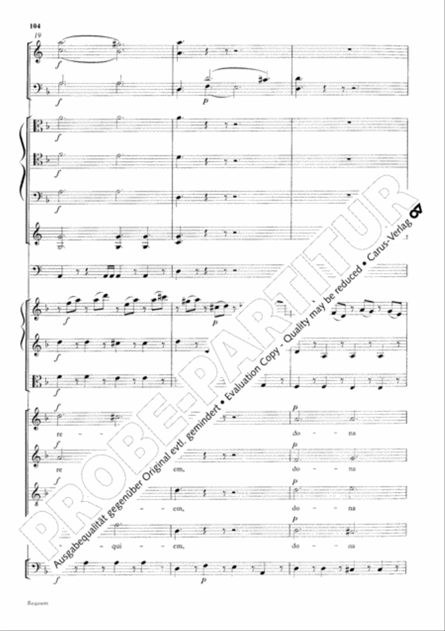 Requiem 4-Part scores gallery preview page 111