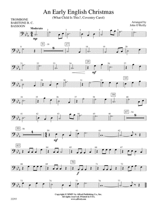 Early English Christmas: 1st Trombone