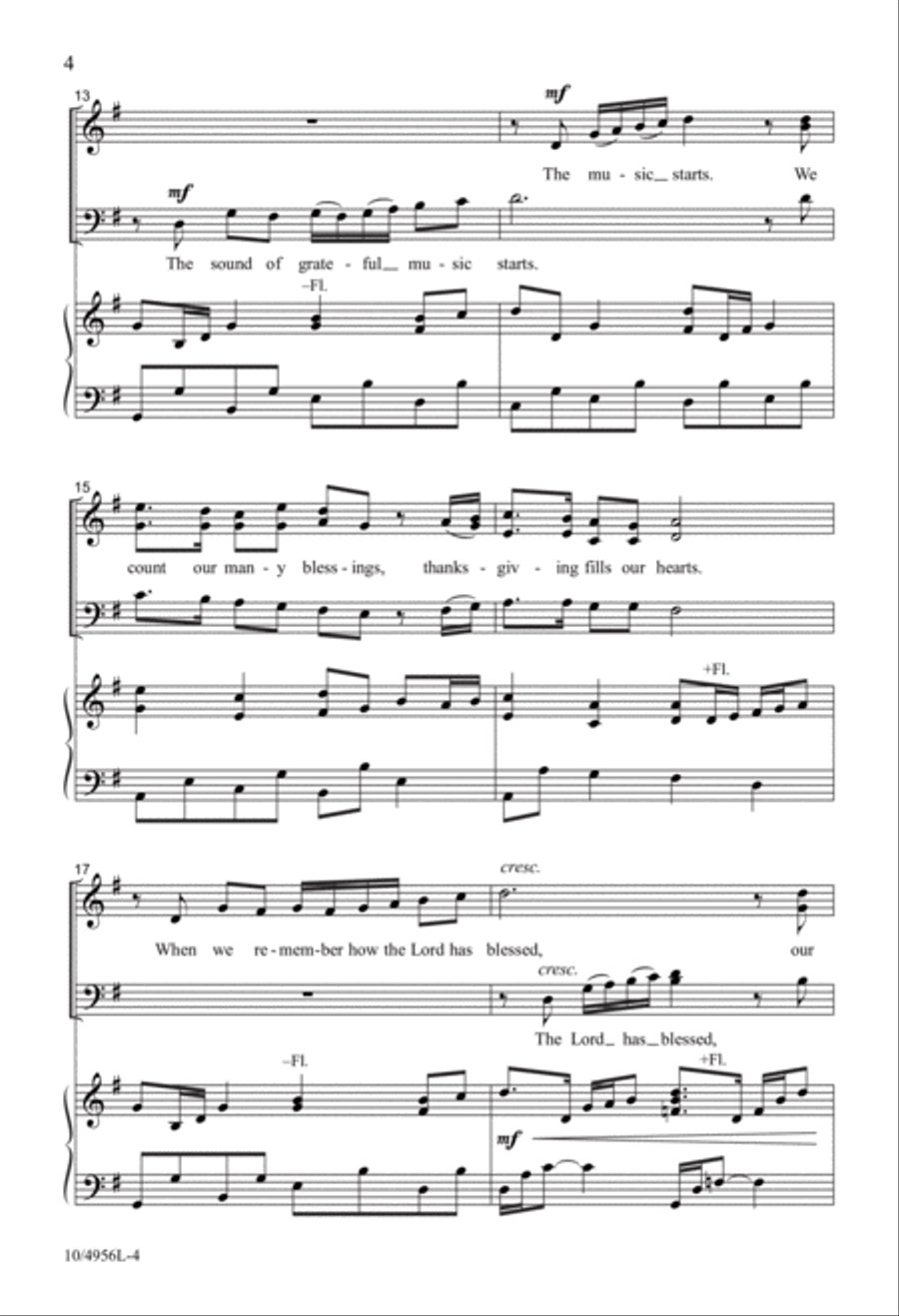 Winds of Alleluia 4-Part scores gallery preview page 4