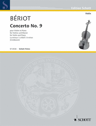 Book cover for Concerto n°9 A minor
