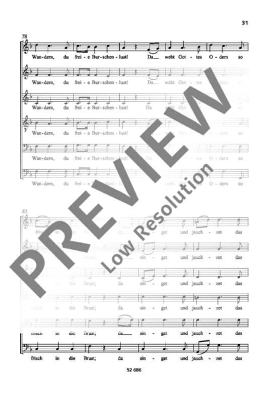 Der Mai ist gekommen Mixed Choir scores gallery preview page 10