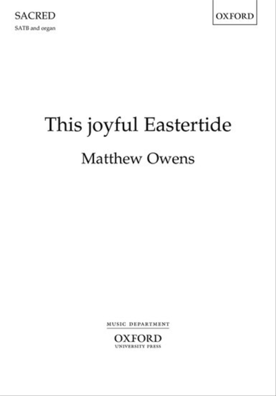 This joyful Eastertide This joyful Eastertide 4-Part scores gallery preview page 1