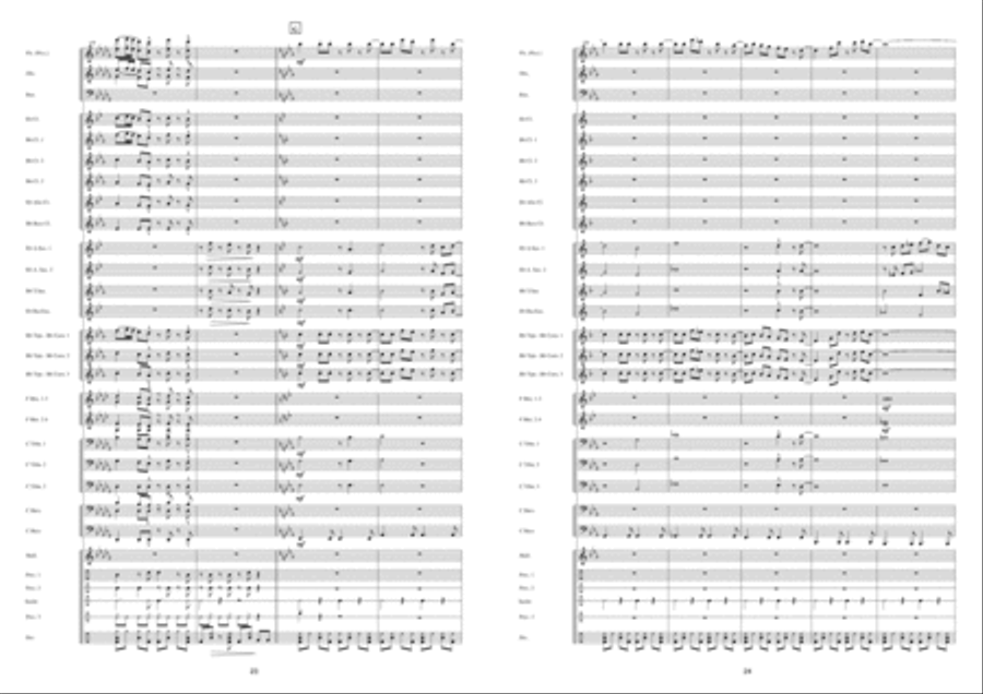 Olhos Verdes Concert Band scores gallery preview page 13
