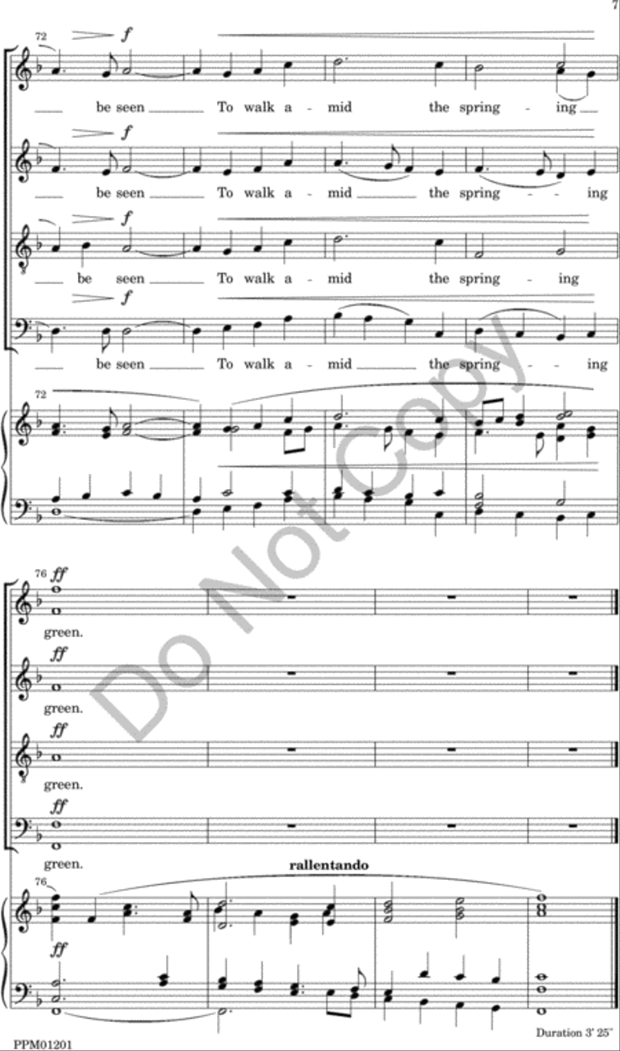 The Garden 4-Part scores gallery preview page 8