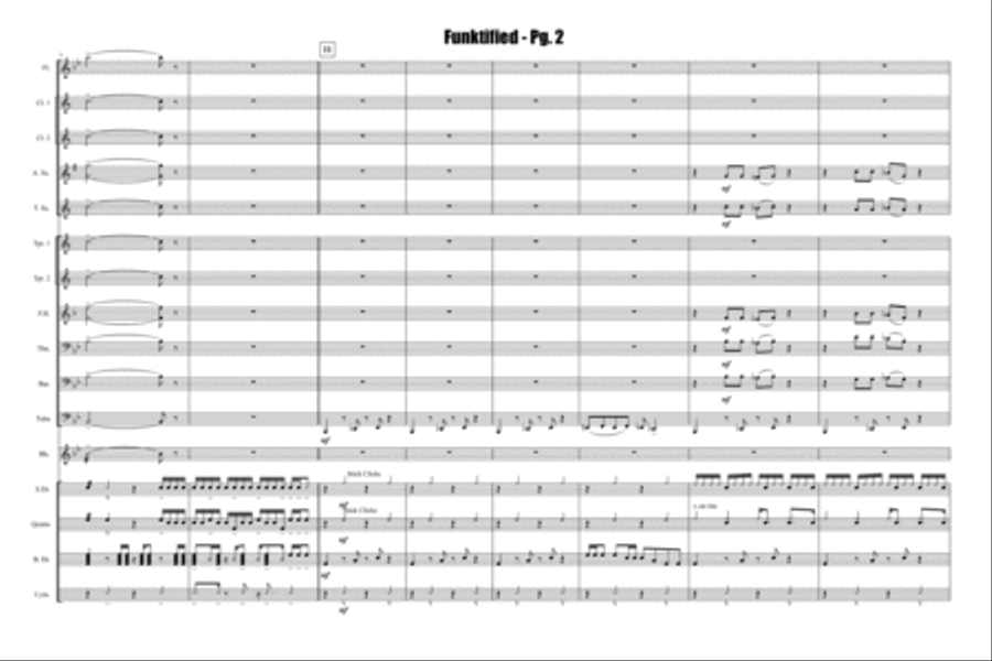 Funktified Marching Band scores gallery preview page 3