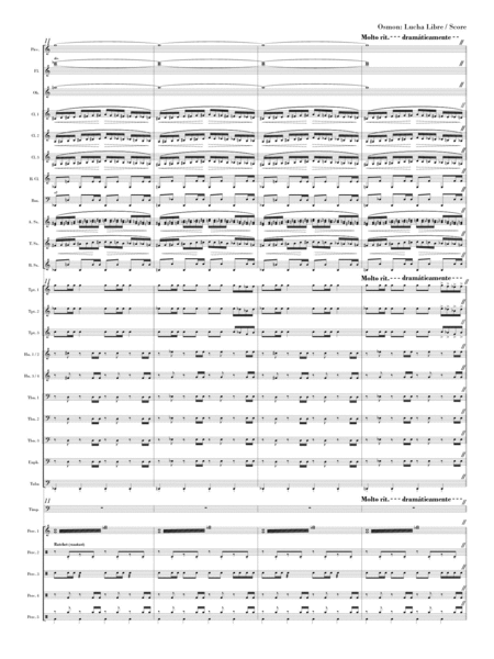 Lucha Libre for Concert Band (Full Score)