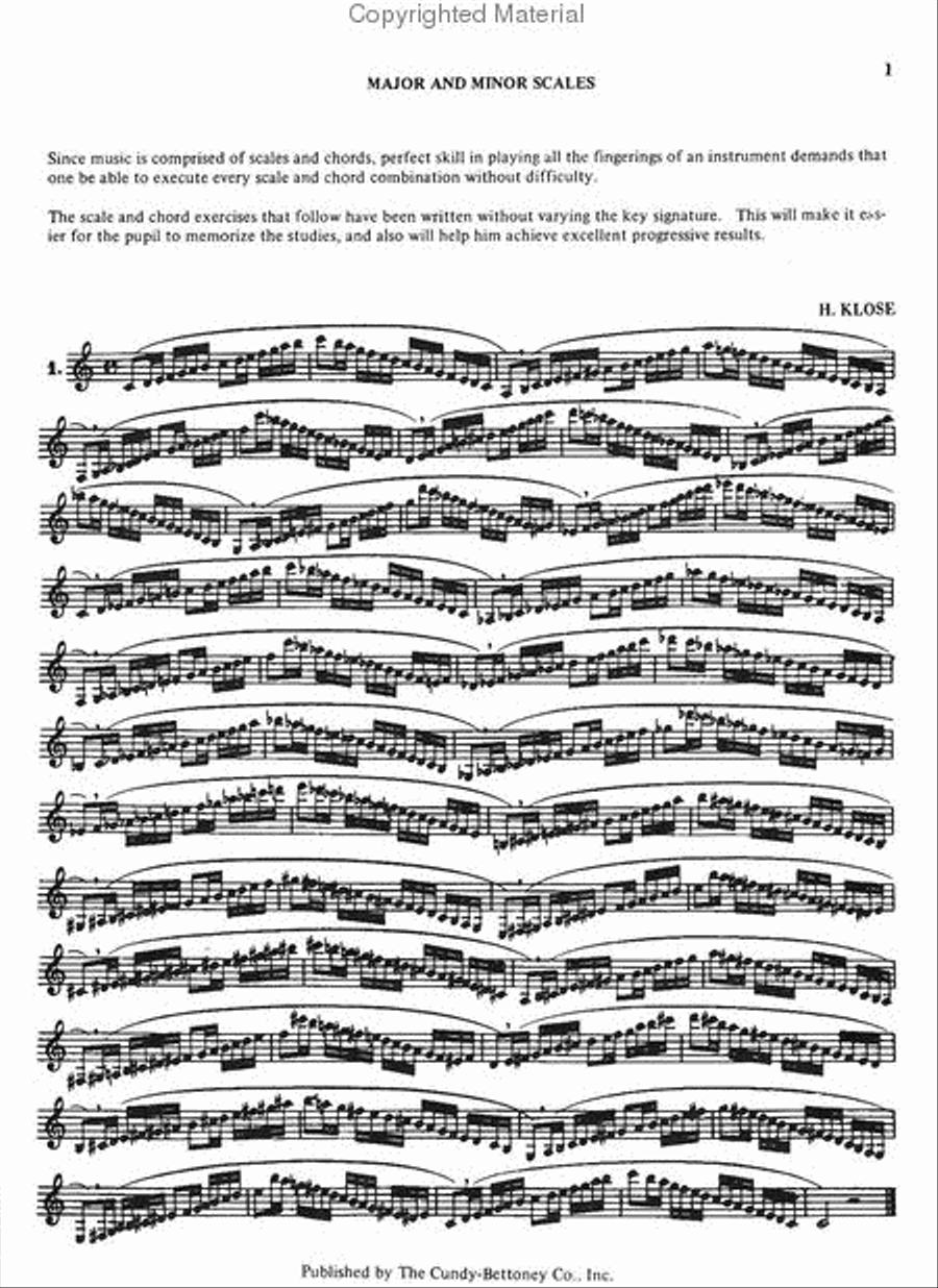 Scales And Exercises B-Flat Clarinet scores gallery preview page 2