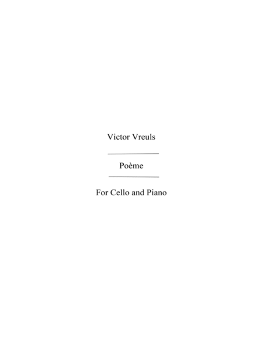 Poeme Piano Accompaniment scores gallery preview page 1
