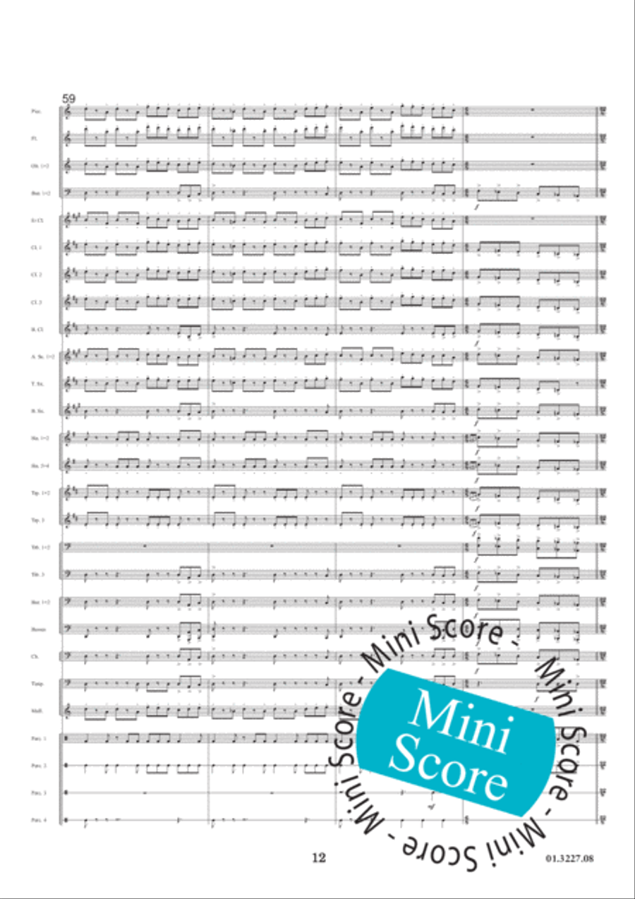 The Legend of Maracaibo Concert Band scores gallery preview page 16
