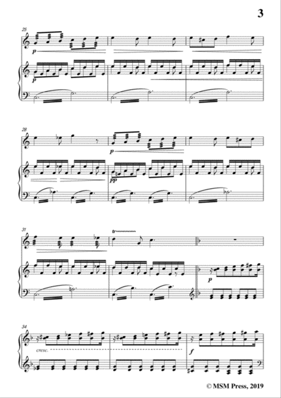 Wolf-Begegnung, for Violin and Piano Violin Solo scores gallery preview page 5