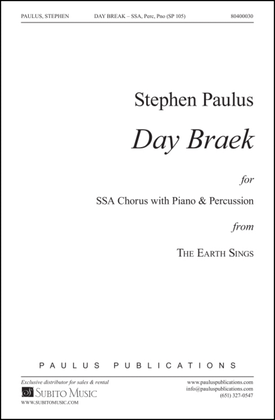 Book cover for Day Break (from The Earth Sings)