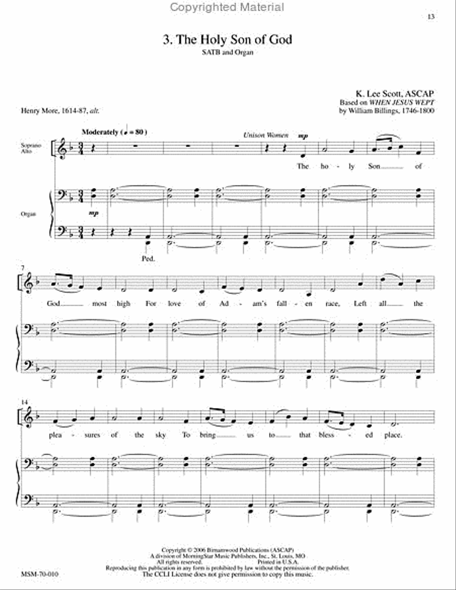 Sing the Songs of Bethlehem (Preview Pak: Score & CD)