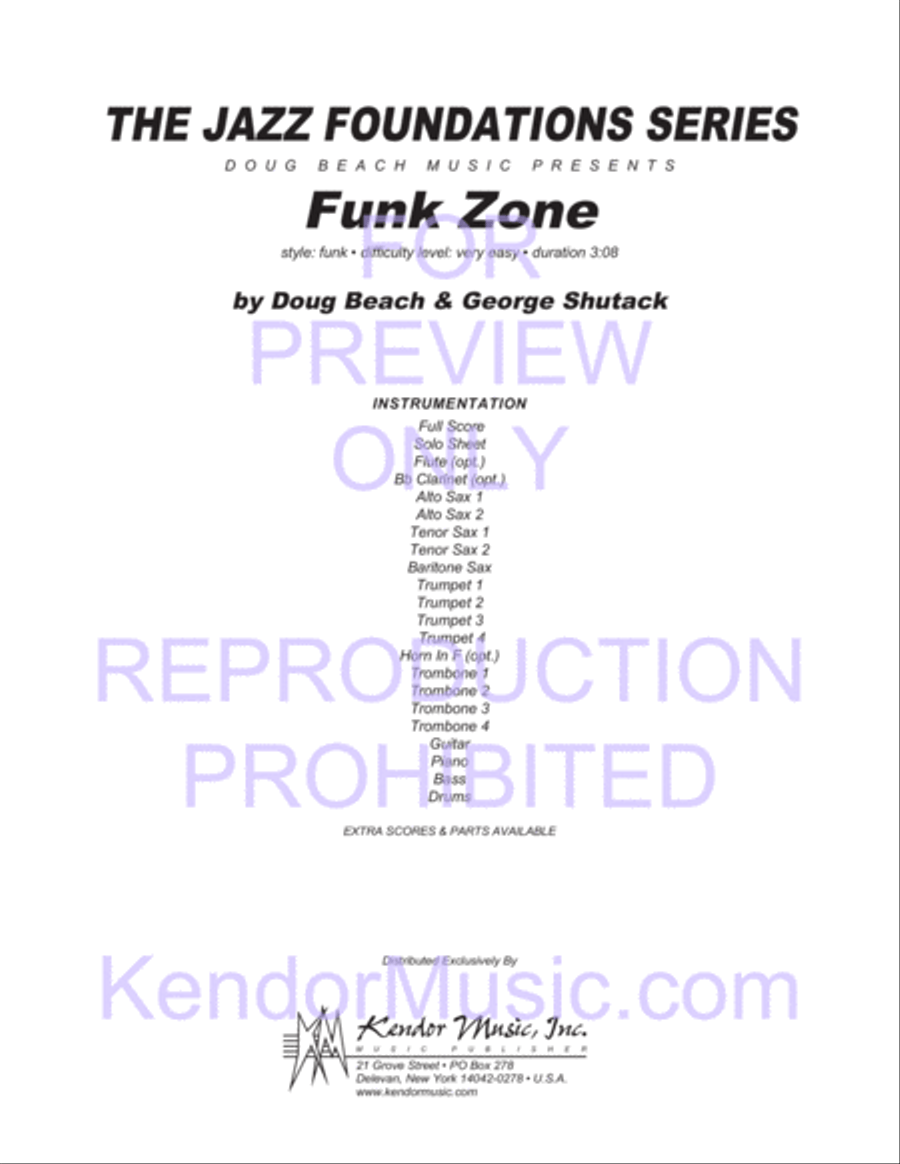 Funk Zone Funk Zone Jazz Ensemble scores gallery preview page 2