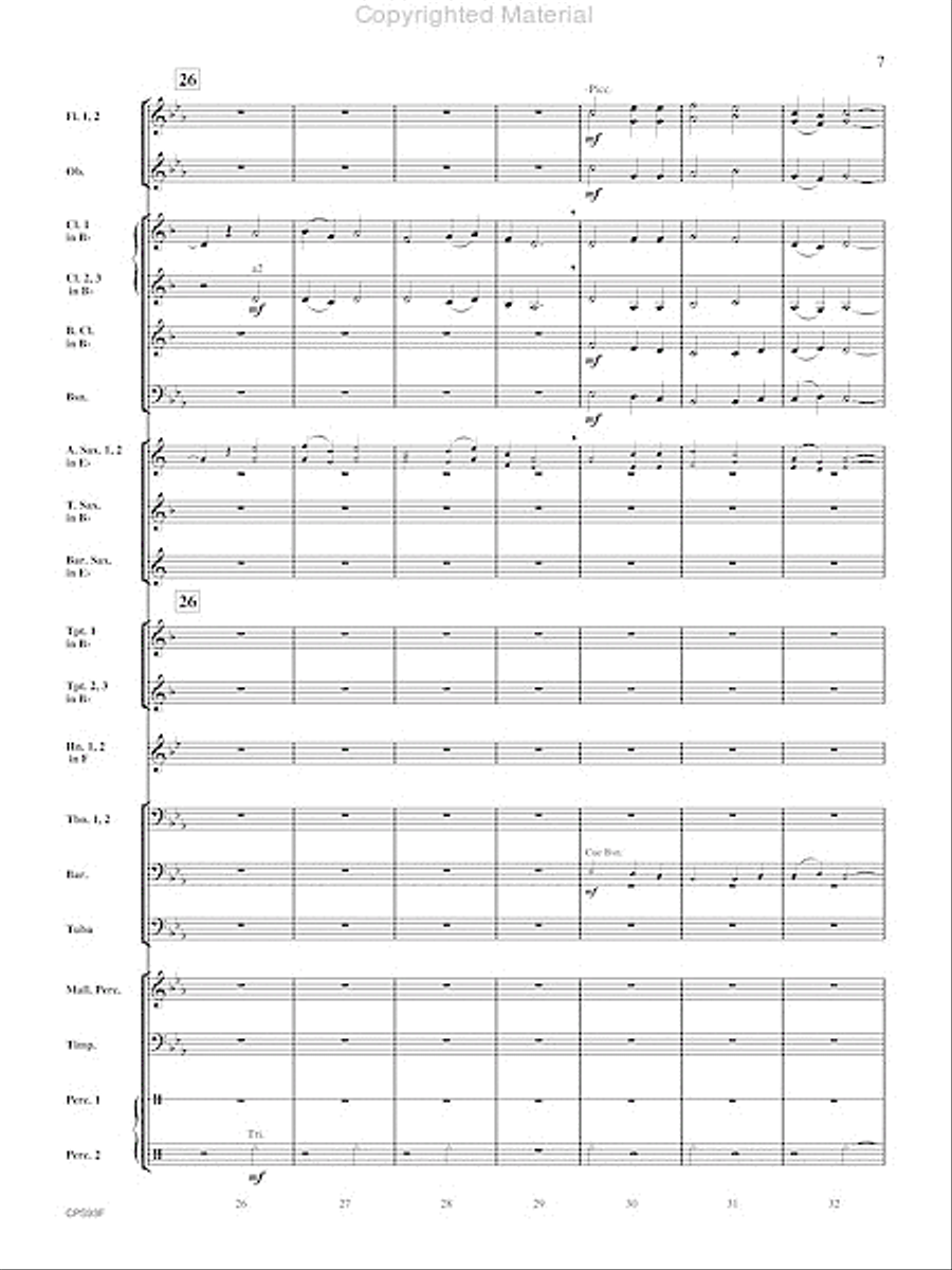 Fantasy on Early American Tunes Fantasy on Early American Tunes Concert Band scores gallery preview page 8