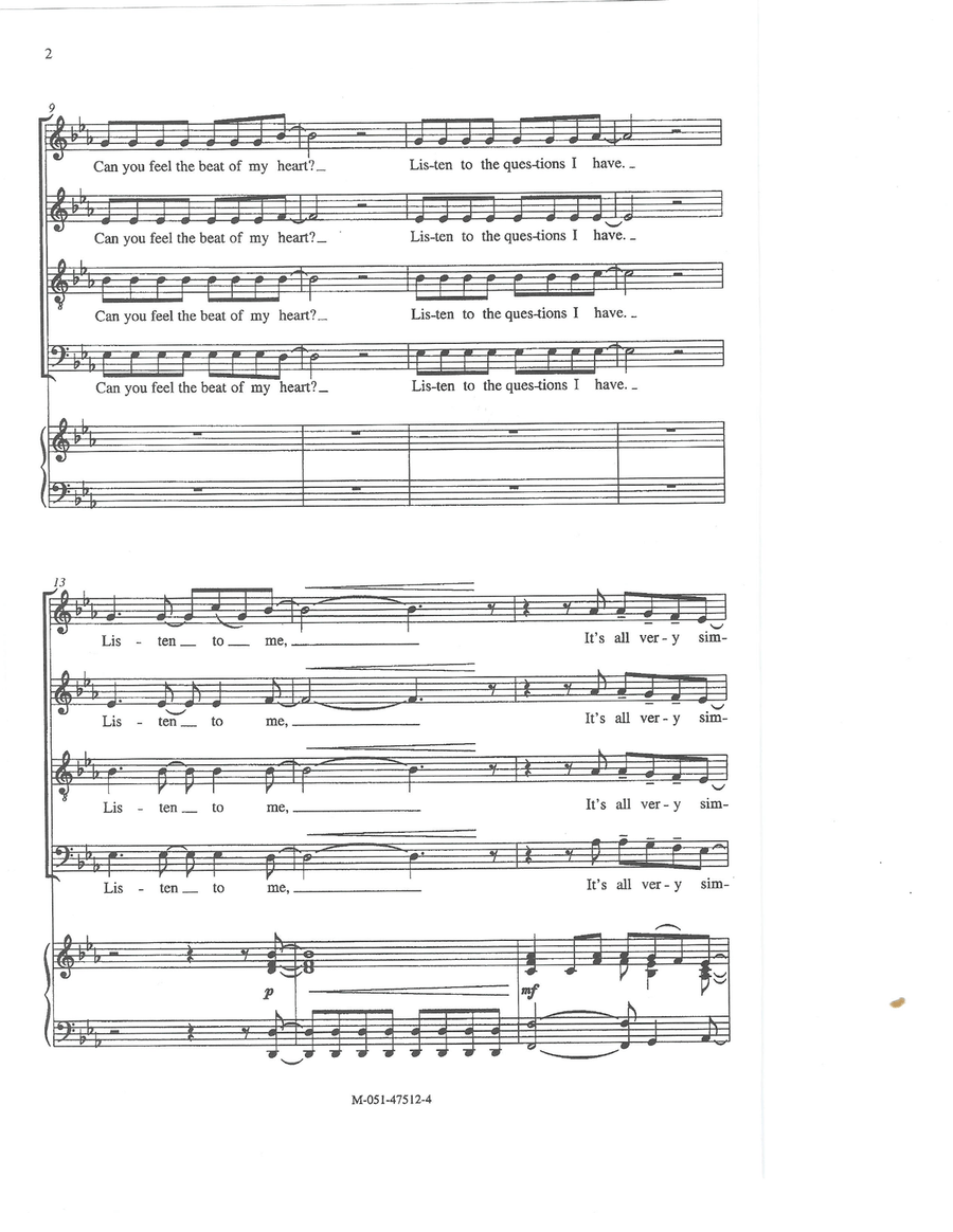 Give Us Hope 4-Part scores gallery preview page 2