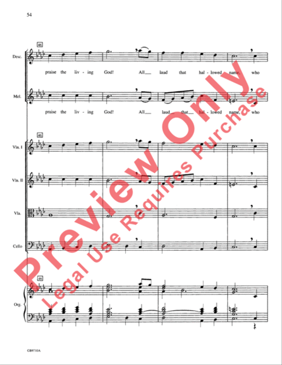A Festival of Lessons and Carols Choir scores gallery preview page 55