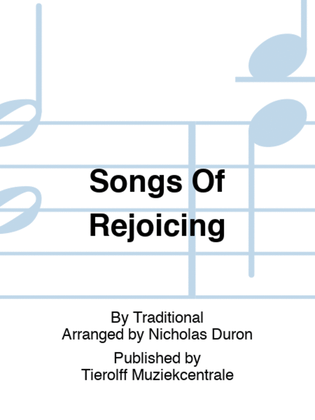 Songs Of Rejoicing