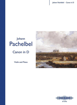Book cover for Canon in D (Arranged for Violin and Piano)