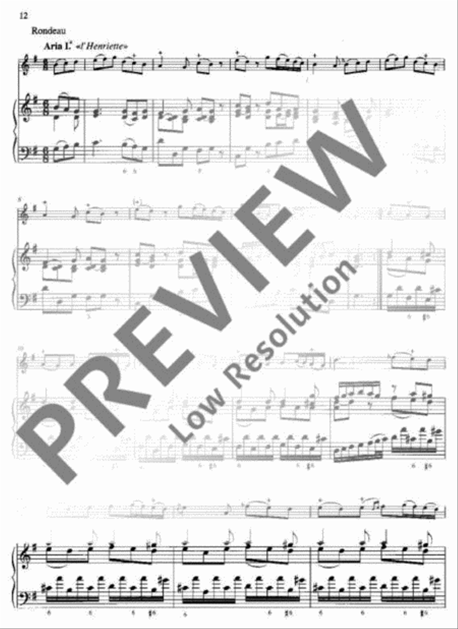 Sonata No. 1 G major Sonata No. 1 G major Flute scores gallery preview page 13