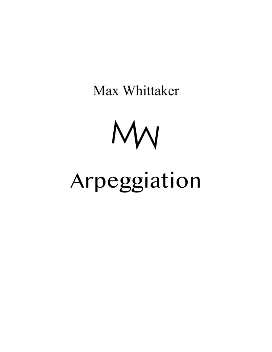 Arpeggiation Marimba scores gallery preview page 1