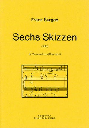 Sechs Skizzen für Violoncello und Kontrabass (1990)