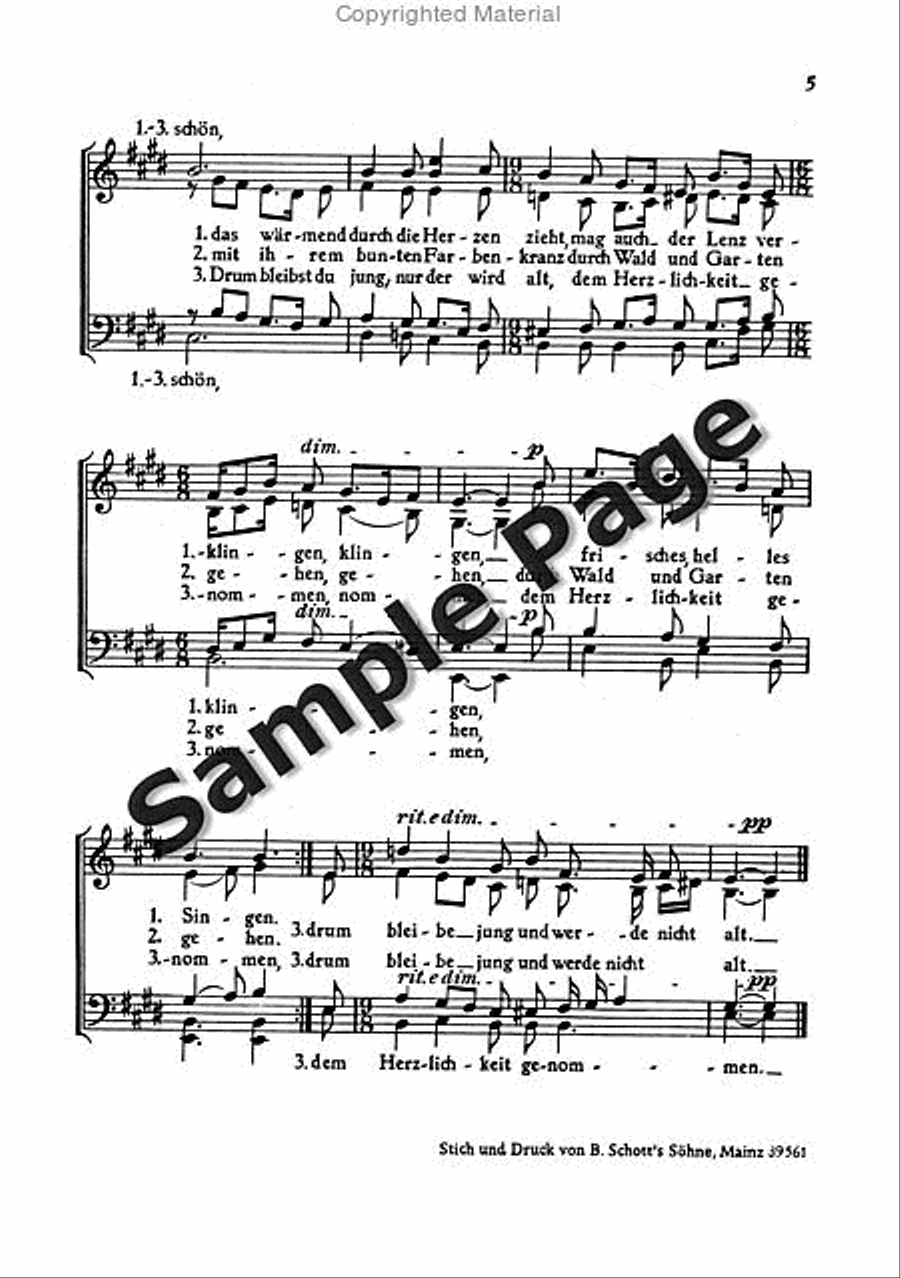 Herrmann H Nachruf Mixed Choir scores gallery preview page 5