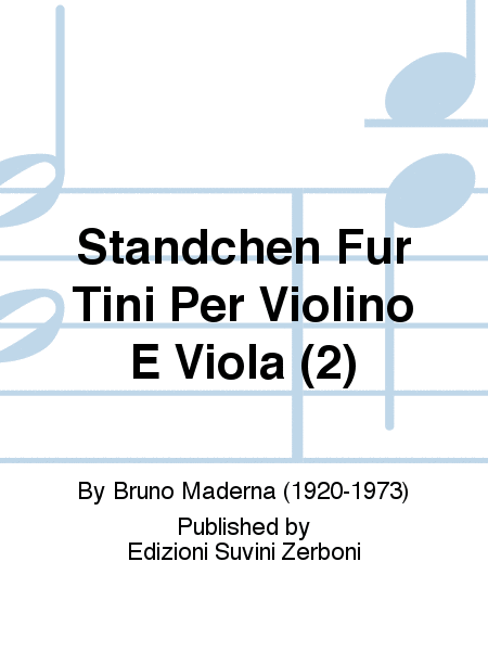 Ständchen Für Tini Per Violino E Viola (2)