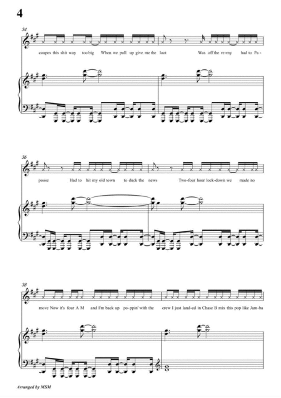 Travis Scott Voice scores gallery preview page 6