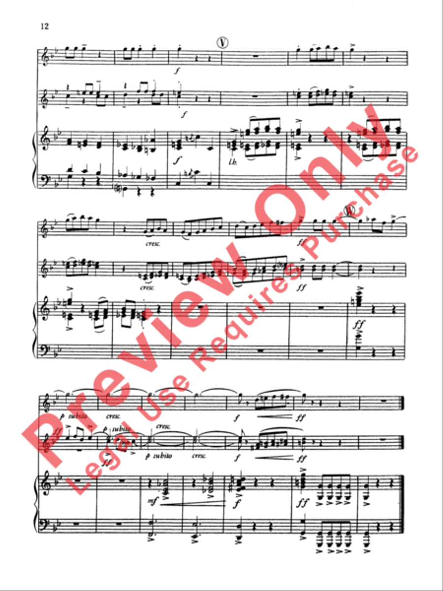 Trumpets of Spain Trumpet Trio scores gallery preview page 13