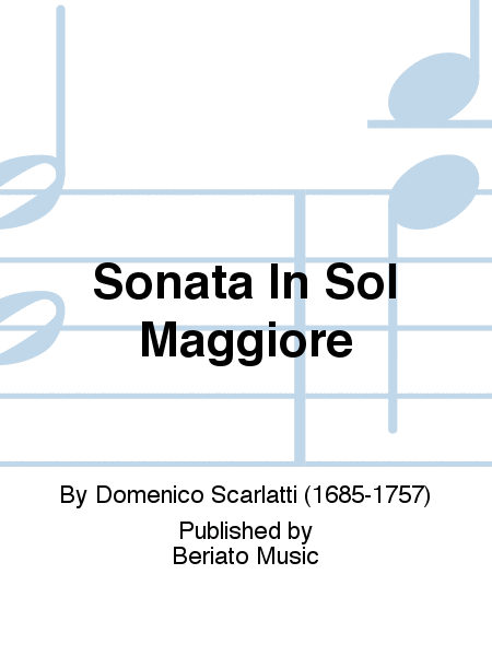 Sonata In Sol Maggiore