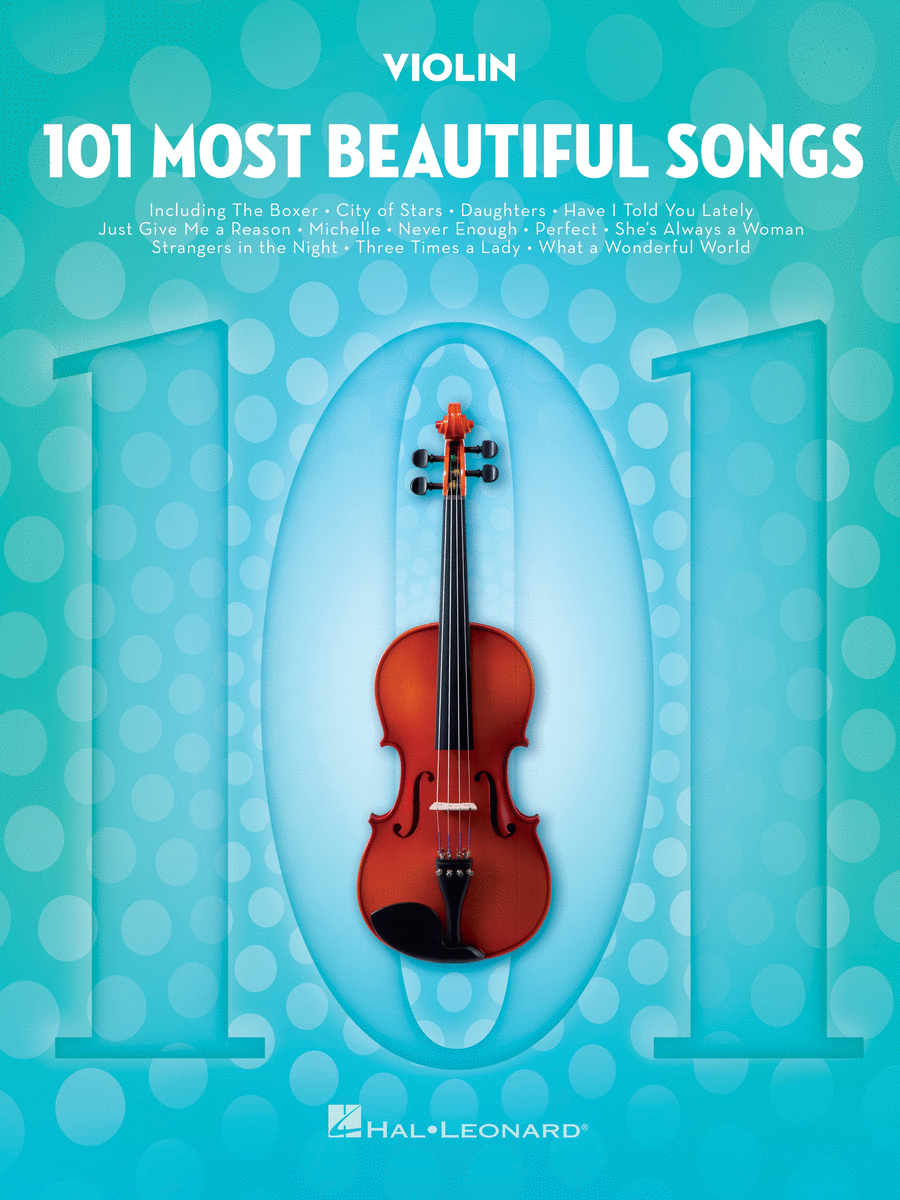 101 Most Beautiful Songs 101 Most Beautiful Songs Violin Solo scores gallery preview page 1