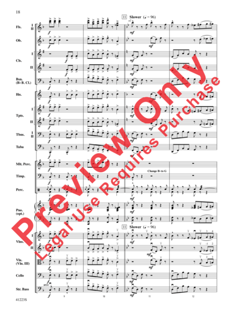 Joyful Holidays Full Orchestra scores gallery preview page 19